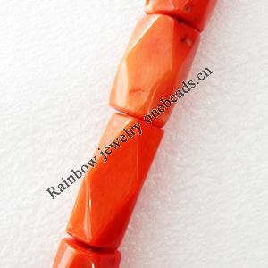 Corals Beads, A Grade, 14x27mm, Hole:Approx 1mm, Sold by KG