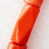 Corals Beads, A Grade, 12x22mm, Hole:Approx 1mm, Sold by KG