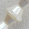 South Sea Shell Beads, Bicone, 16x18mm, Hole:Approx 1mm, Sold by KG