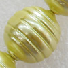 South Sea Shell Beads, Round, 16x17mm, Hole:Approx 1mm, Sold by KG