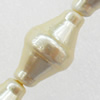 South Sea Shell Beads, Bicone, 20x12mm, Hole:Approx 1mm, Sold by KG