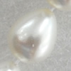 South Sea Shell Beads, Teardrop, 12x15mm, Hole:Approx 1mm, Sold by KG