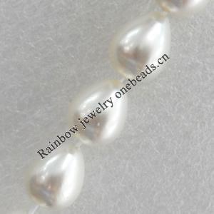 South Sea Shell Beads, Teardrop, 12x15mm, Hole:Approx 1mm, Sold by KG