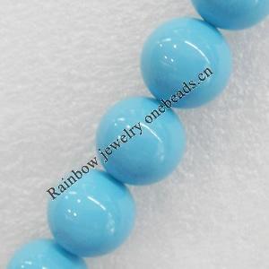 South Sea Shell Beads, A Grade, Round, 16mm, Hole:Approx 1mm, Sold per 16-inch Strand