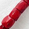 Corals Beads, A Grade, Faceted Drum, 14x19mm, Hole:Approx 1mm, Sold by KG