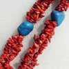 Corals Beads, Chips, 25-5x13mm, Hole:Approx 1mm, Sold per 16-inch Strand