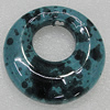 Ceramics Pendants, Donut O:45mm I:19mm, Sold by PC