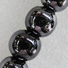 Ceramics Beads Plated AB, Round 18mm Hole:3mm, Sold by Bag