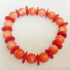 Corals Bracelet, width:12mm, Length:Approx 7.1-inch, Sold by Dozen