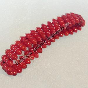 Corals Bracelet, width:12mm, Length:Approx 7.1-inch, Sold by Dozen