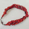 Corals Bracelet, width:17mm, Length:Approx 7.1-inch, Sold by Dozen