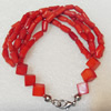 Corals Bracelet, width:10mm, Length:Approx 7.1-inch, Sold by Dozen