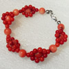 Corals Bracelet, width:18mm, Length:Approx 7.1-inch, Sold by Dozen