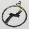 Stainless Steel Pendant, 35x32mm, Hole:Approx 3mm, Sold by PC