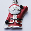 Zinc Alloy Enamel Pendant, Nickel-free & Lead-free, A Grade Cartoon person 20x13mm Hole:2mm, Sold by PC