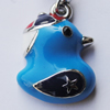 Zinc Alloy Enamel Pendant, Nickel-free & Lead-free, A Grade Animal 20x14mm Hole:2mm, Sold by PC