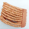 Wooden Bracelet, width:60mm, Length:Approx 7.1-inch, Sold by Dozen