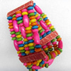 Wooden Bracelet, width:39mm, Length:Approx 7.1-inch, Sold by Dozen