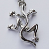 Zinc Alloy Charm/Pendants, Nickel-free & Lead-free, A Grade Animal 29x18mm Hole:2mm, Sold by PC