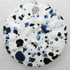 Ceramics Pendants, Flat Round 42mm Hole:3mm, Sold by PC 