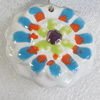 Ceramics Pendants, 46mm Hole:3mm, Sold by PC 