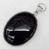 Agate Pendant, 31x50mm, Hole:Approx 5mm, Sold by PC