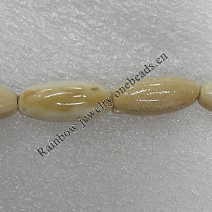 Ceramics Beads, Oval 14x19mm Hole:2mm, Sold by Bag