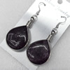 Agate Earring, 25x65mm, Sold by Pair