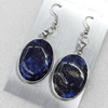 Agate Earring, 23x62mm, Sold by Pair