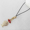 Mobile Decoration, Zinc Alloy Pendant, Pendant: about 15mm wide, Rope: about 6cm, Sold by Dozen