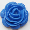 Resin Cabochons, No Hole Headwear & Costume Accessory, Flower, 32mm, Sold by Bag
