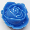 Resin Cabochons, No Hole Headwear & Costume Accessory, Flower, 30mm, Sold by Bag