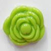 Resin Cabochons, No Hole Headwear & Costume Accessory, Flower, 15mm, Sold by Bag