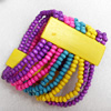 Wooden Bracelet, width:58mm, Length:Approx 7.1-inch, Sold by Strand