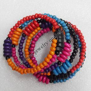 Wooden Bracelet, width:35mm, Length:Approx 7.1-inch, Sold by Strand