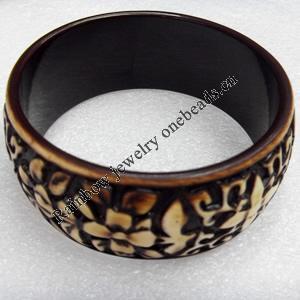 Resin Bracelet, width:25mm, Inner Diameter about:6.7cm, Sold by Dozen