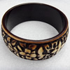 Resin Bracelet, width:25mm, Inner Diameter about:6.7cm, Sold by Dozen