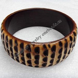 Resin Bracelet, width:25mm, Inner Diameter about:6.7cm, Sold by Dozen