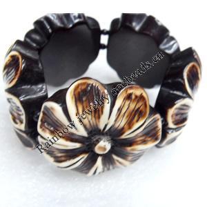 Resin Bracelet, width:45mm, Inner Diameter about:6.7cm, Sold by Dozen