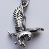 Zinc Alloy Charm/Pendants, Nickel-free & Lead-free, A Grade Animal 24x17mm Hole:2mm, Sold by PC