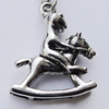 Zinc Alloy Charm/Pendants, Nickel-free & Lead-free, A Grade Knight 22x18mm Hole:2mm, Sold by PC