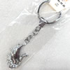 Zinc Alloy keyring Jewelry Chains, width:25mm, Length Approx:10cm, Sold by PC