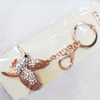 Zinc Alloy keyring Jewelry Chains, width:50mm, Length Approx:12cm, Sold by PC