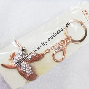 Zinc Alloy keyring Jewelry Chains, width:50mm, Length Approx:12cm, Sold by PC