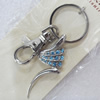 Zinc Alloy keyring Jewelry Chains, width:25mm, Length Approx:8cm, Sold by PC