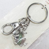 Zinc Alloy keyring Jewelry Chains, width:23mm, Length Approx:7.5cm, Sold by PC