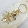 Zinc Alloy keyring Jewelry Chains, width:34mm, Length Approx:9cm, Sold by PC