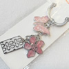 Zinc Alloy keyring Jewelry Chains, width:28mm, Length Approx:10cm, Sold by PC