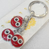 Zinc Alloy keyring Jewelry Chains, width:20mm, Length Approx:9.5cm, Sold by PC
