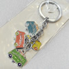 Zinc Alloy keyring Jewelry Chains, width:22mm, Length Approx:10cm, Sold by PC